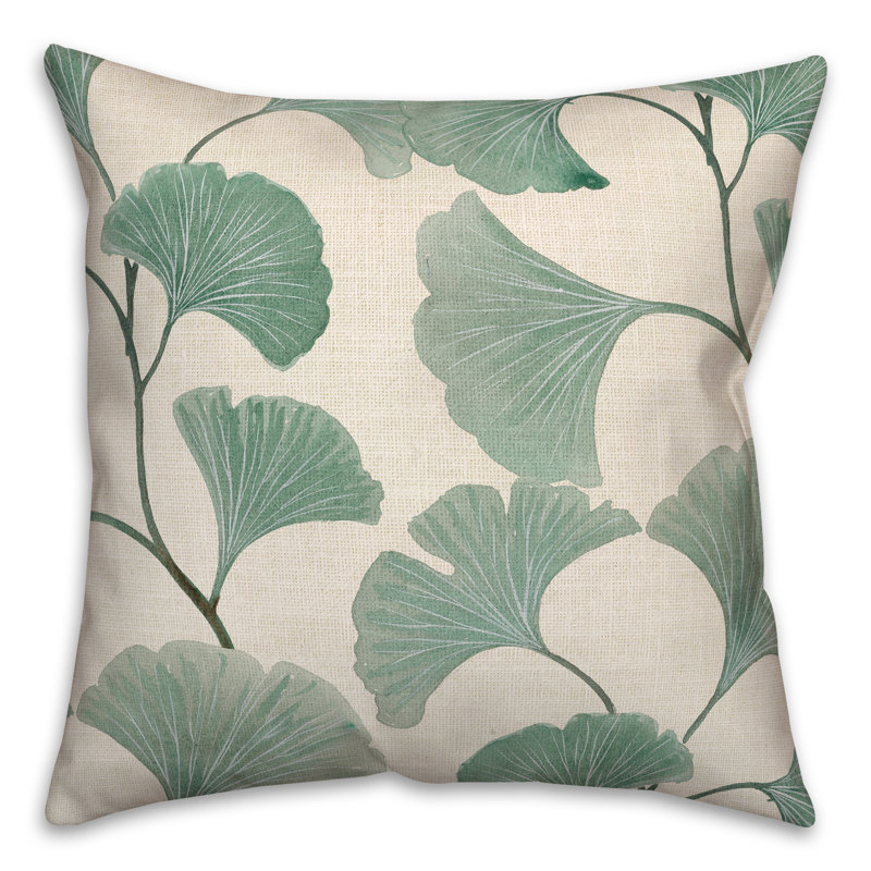 Floral Reversible Throw Pillow, 16" x 16"