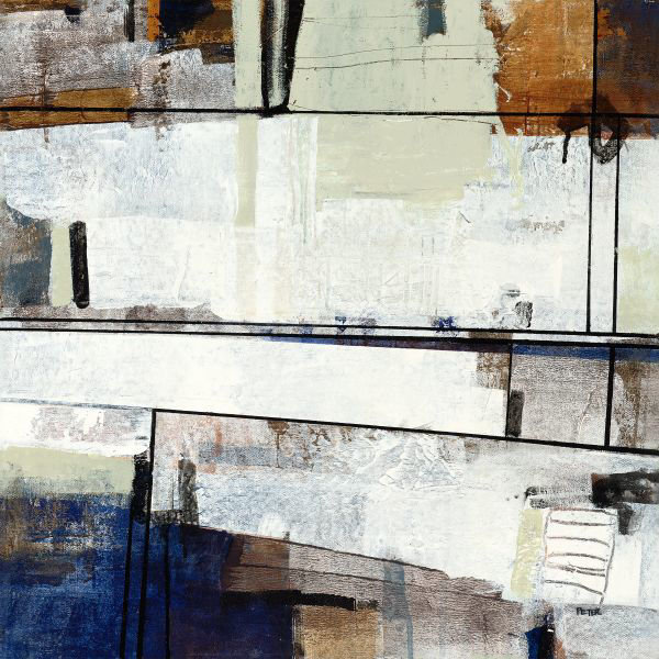 Scrabble IV Print by Christopher Peter, Glass Coat, 36" H x 36" W x 1.5" D