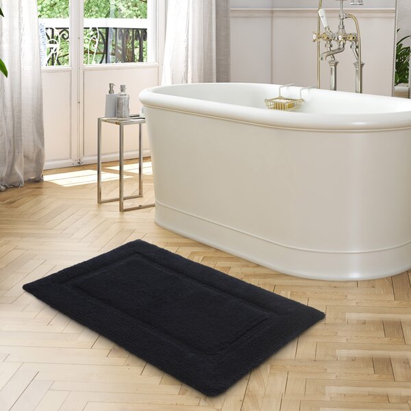 Laura Ashley 100% Cotton Bath Rug with Non-Slip Backing & Reviews | Wayfair