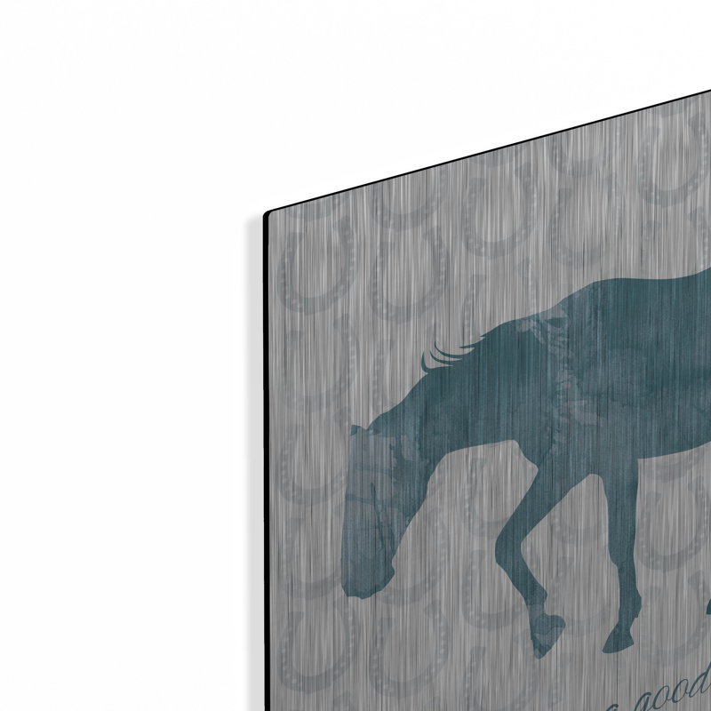  «Horse Great» par Erin Clark, art mural en métal, 12 po x 12 po, H 12 po x l 12 po