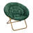 Oversize Portable Faux Fur Folding Saucer Moon Chair with Folding Ottoman-2097722489-2097748749