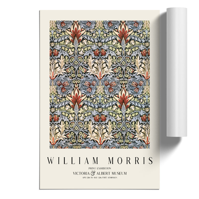 Snakeshead Vol.2 by William Morris - No Frame Print, 30cm H x 21cm W x 0.1cm D