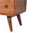 Solid Wood Curved Honey Caramel Chest