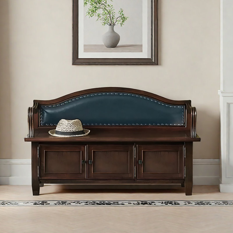 Tabouret avec rangement à chaussures 47,2 po