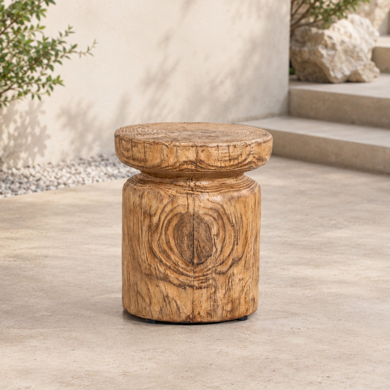 Table d'appoint d'extérieur 14,56 "Terrafab Composit