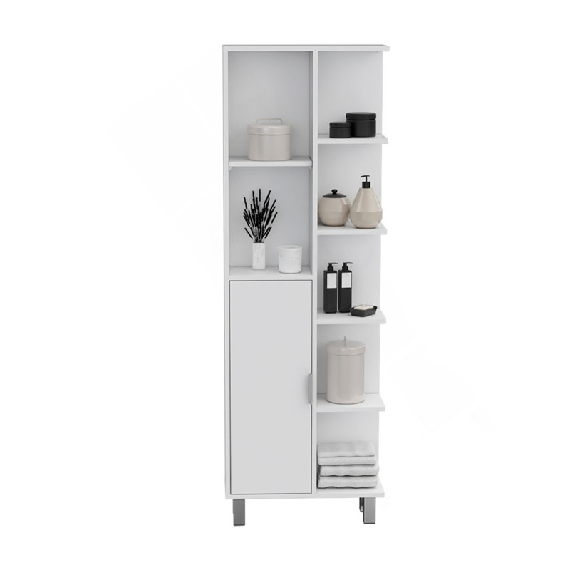 Armoire à linge Derby, salle de bain, blanc