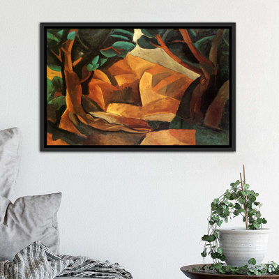 Paysage avec deux personnages par Pablo Picasso - reproduction d'art