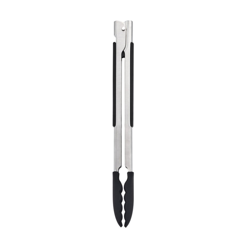 KitchenAid® Silicone Side Lock Tongs, Black