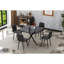 Table de salle à manger carrée, table de salle à manger carrée moderne pour 4 à 6 personnes-1827143496