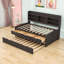 Twin Size 3 Drawers Wooden Captain Bed with Trundle-87393728