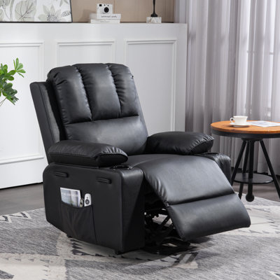 Faux Leather Heated Massage Chair
