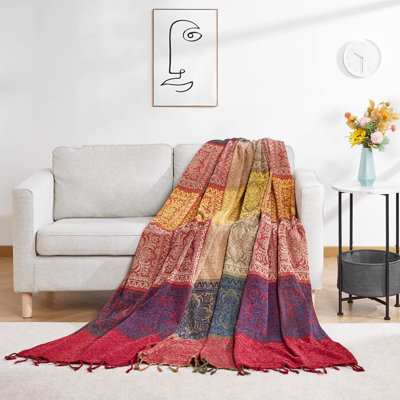 Housse décorative pour canapé à coussins en T