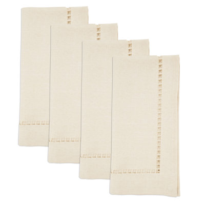 Laser-Cut Hemstitch Napkin (Set of 4)