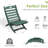 Smilja Foldable Outdoor Adirondack Chair-245000115