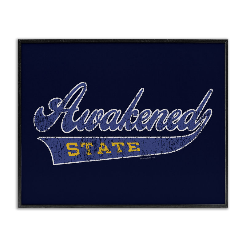 Art giclée par l'Université de Awakening State, Giclée encadrée noir minuit, H 24 po x l 30 po