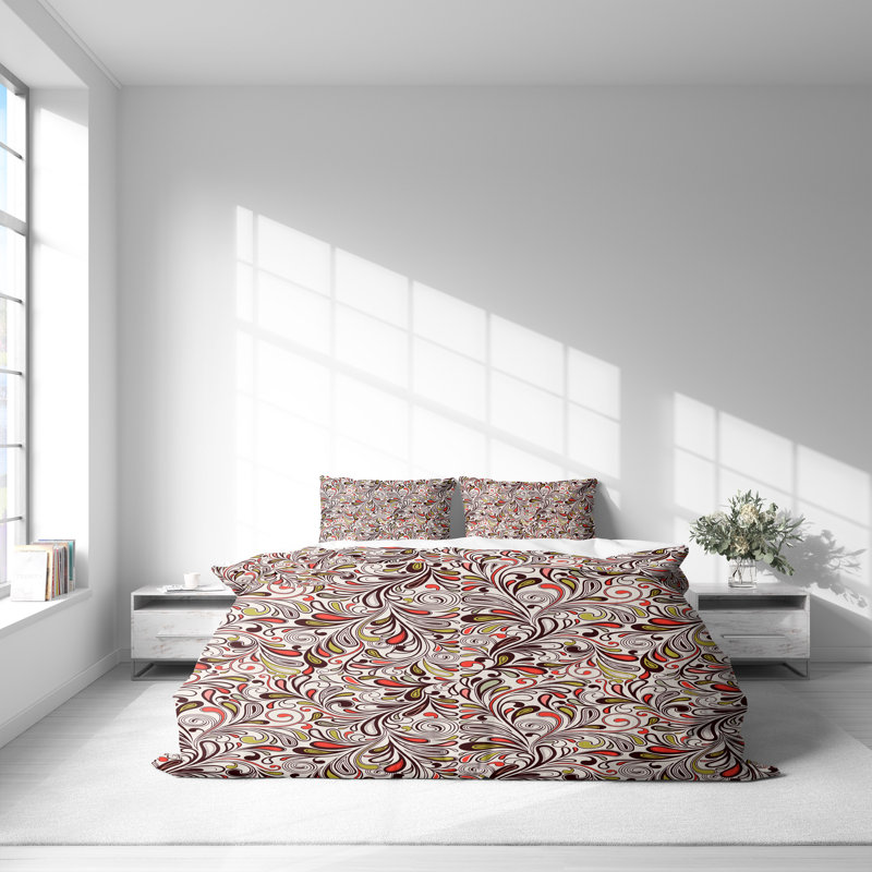 Abstract Duvet Cover, Queen Duvet Cover + 2 Standard Shams