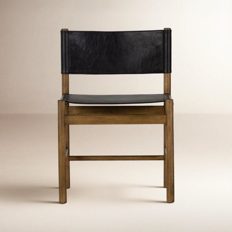 Kena Dining Chair-Vintage Natural, Vintage Natural, Black