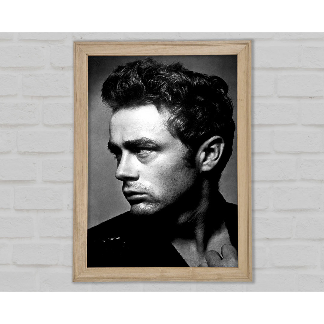 James Dean Classic B N W - Einzelne Bilderrahmen Kunstdrucke