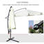 Brikene 265cm Tilt Cantilever Parasol-958161148