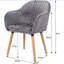Mirakel 47cm H Velvet Upholstered Armchair-1458069191