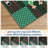 Washable Area Rug 8x10 Modern Ultra Soft Bedroom Rug with Non Slip Backing, Non Shedding Stain Resistant Carpet, Christmas Checkered Low Pile Portable Floor Cover for Living Room, Green-580581477-574677070