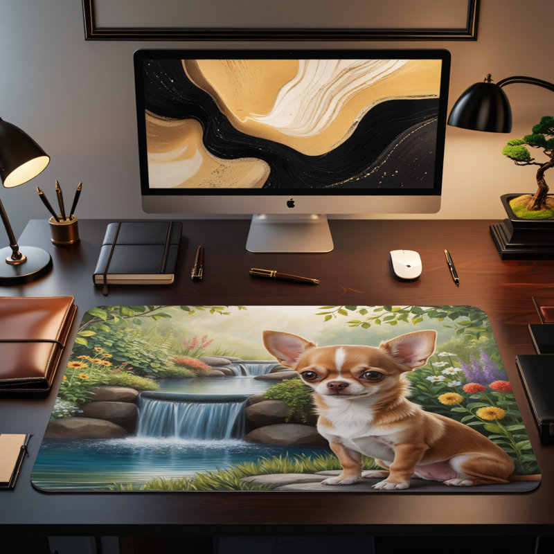 Polyester Desk Pad, 23.6x13.8