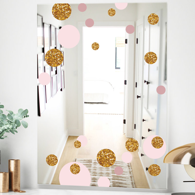 Miroir de salle de bain circulaire, H 39,4 po x l 29,5 po