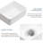 TOPCRAFT 15.75" L White Rectangular Bathroom Ceramic Sink Vanity Basin
