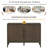 47.25-Inch Farmhouse Sideboard with Pine Veneer and 2 Doors-1606804591