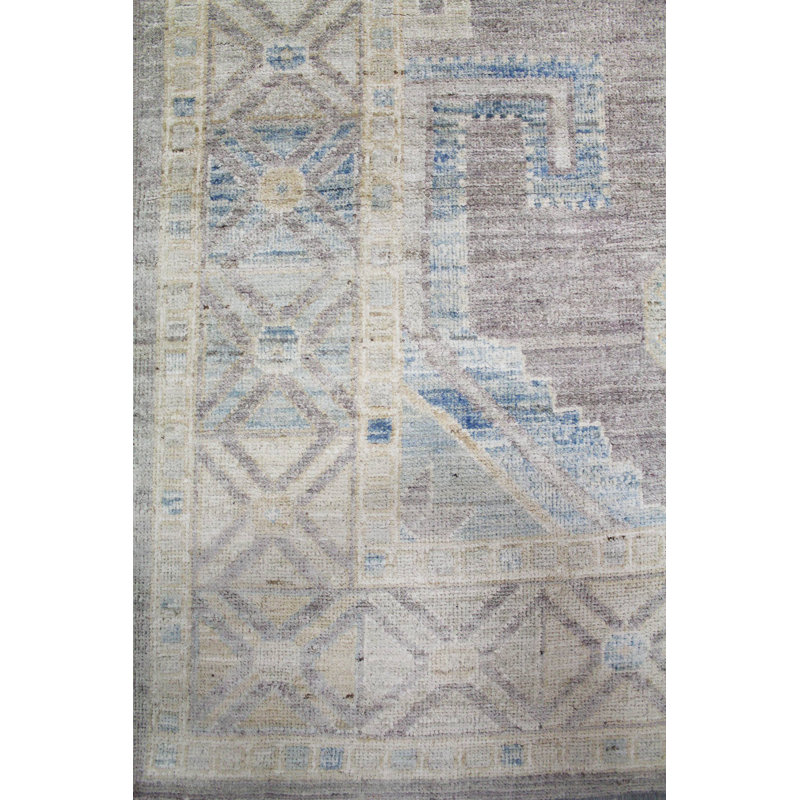 Tapis unique en laine tissé à la main 8 pi 10 po x 11 pi 8 po One Age of a Kind Khamseh