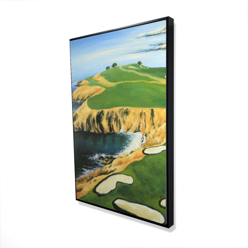 "Pebble Beach Golf Liens" sur toile