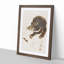 Bear And Crabs by Shibata Zeshin - Single Picture Frame Painting-55543868-55543871