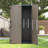Outdoor 50.In W x 79.53.In H Plastic Vertical Storage Shed,Coffee-88156185