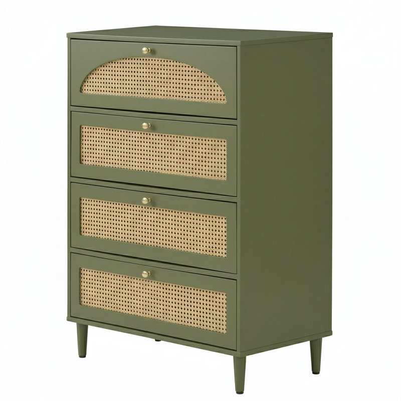Cortavious Bedroom Chest, Olive Green