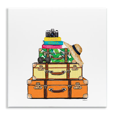 Valise de voyage et plaque murale pour appareil photo, design par Amanda Greenwood