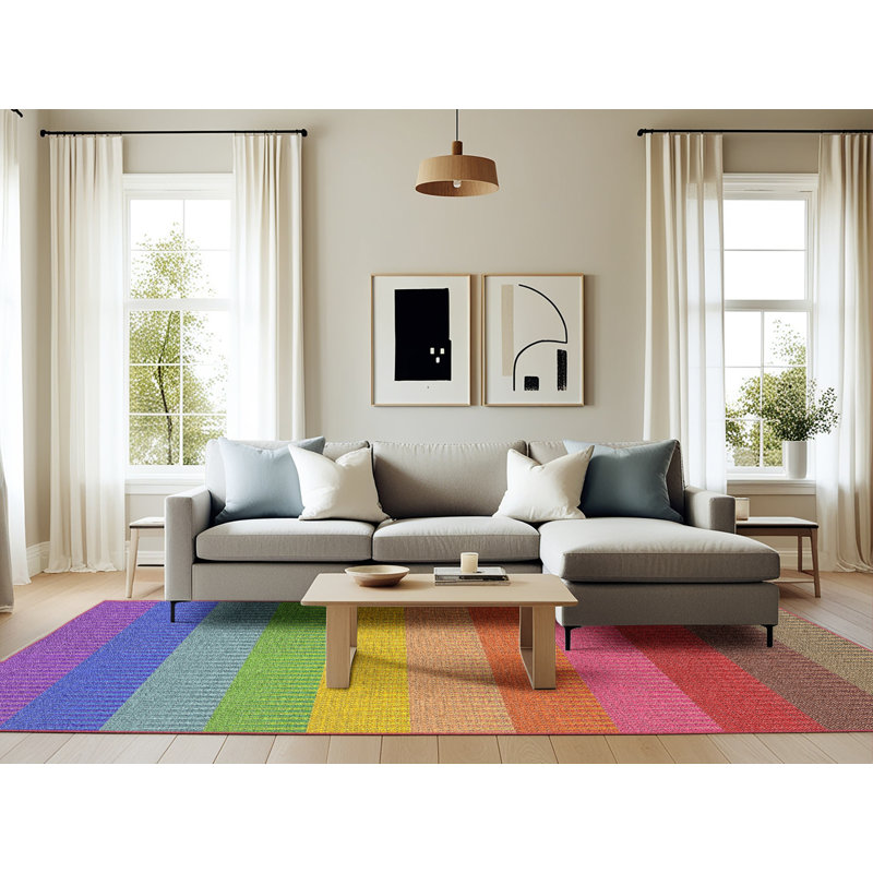 Tapis abstrait rose / rouge / brun, Rectangle 6 pi x 9 pi