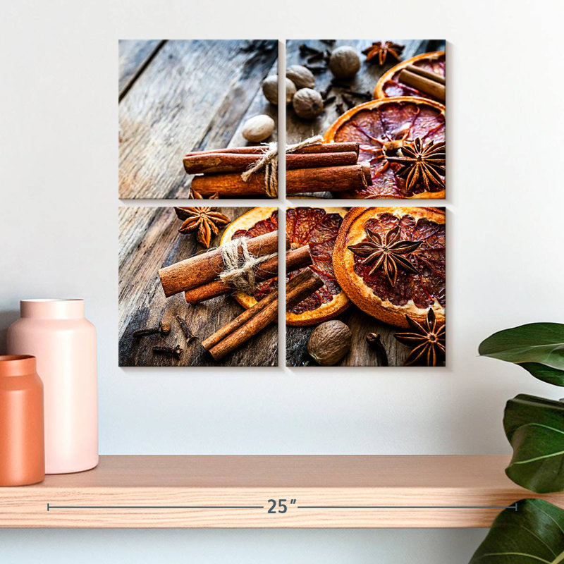 Yarlin Oranges And Spices, 18" H x 18" W