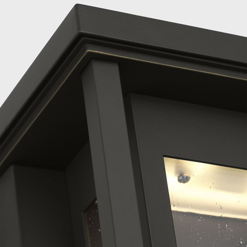 Faywood Small Lantern from Generation Lighting , Antique Bronze, 8.75" H x 7.5" W x 4" D