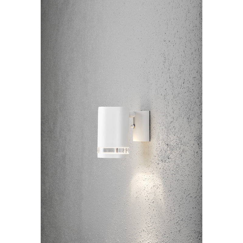 Modena Outdoor Armed Sconce, White