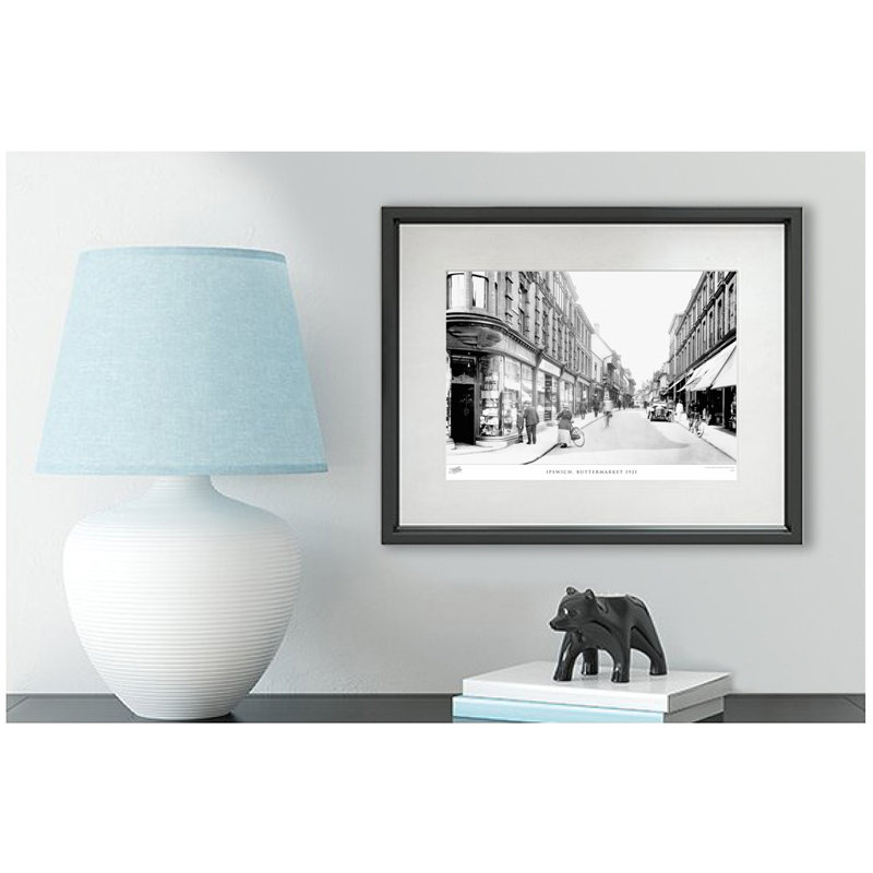 Ipswich, Buttermarket 1921 by Francis Frith - Single Picture Frame Print, 60cm H x 80cm W  x 2.3cm D