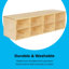 Casier de rangement 8 compartiments empilable