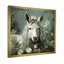 Farmhouse Donkeys Flower Charm II - âne, art mural-406051550-406051545