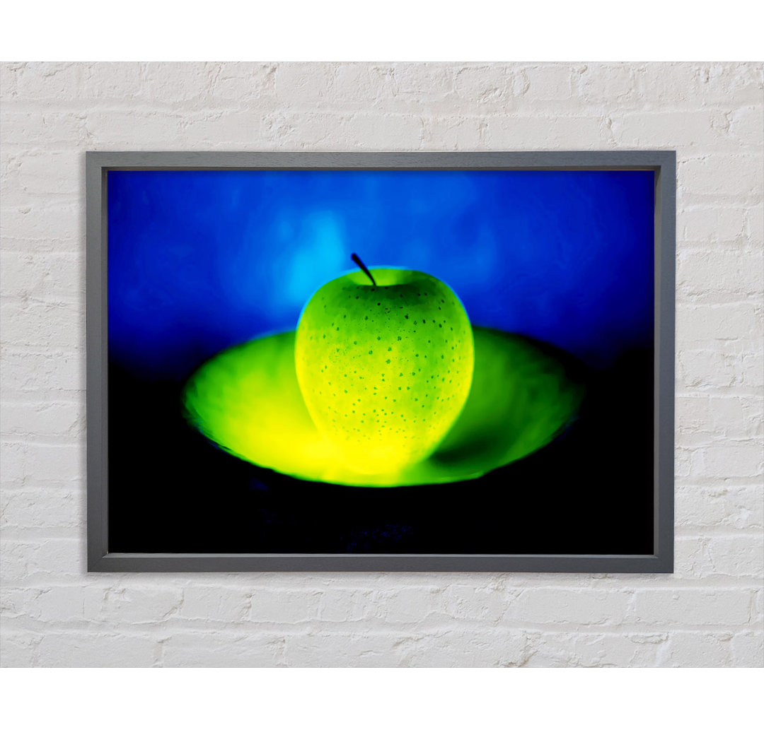 Wandbild Green Apple Glow