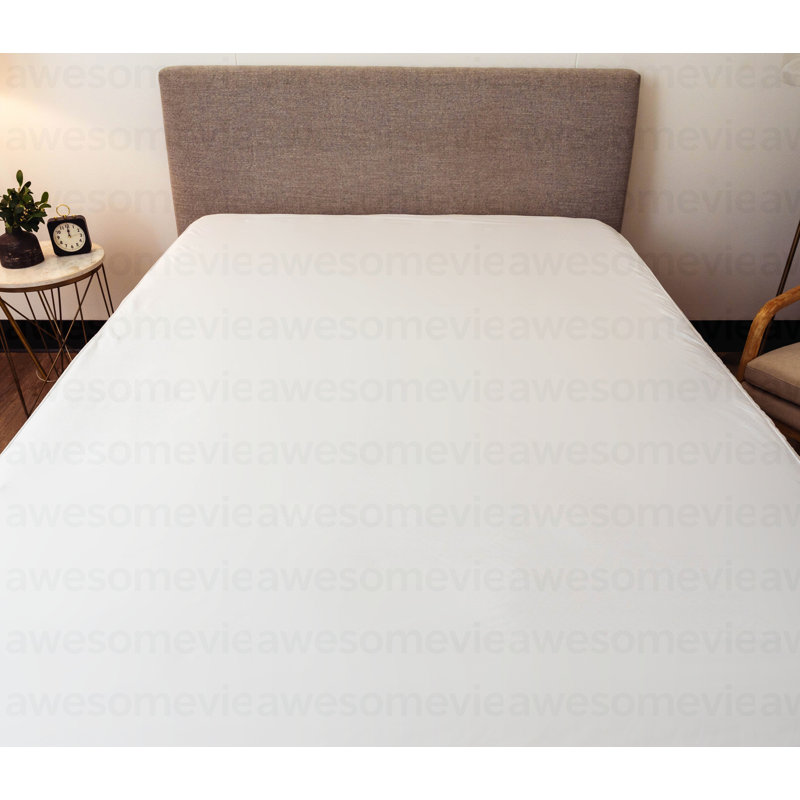 Encased Polyester Hypoallergenic Full Mattress Protector, Full