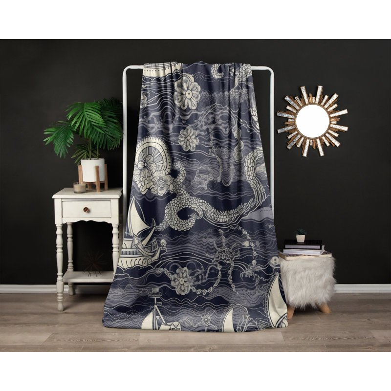 Throw Blanket, 80" L x 68" W