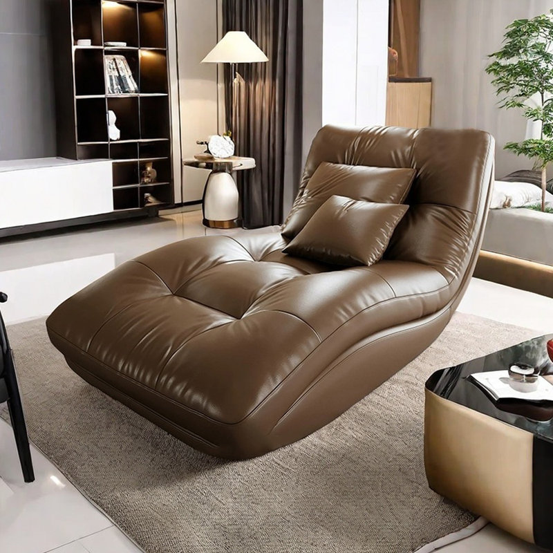 Méridiennes ergonomiques à arc pour un siège large, Café