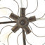 Lampe en métal 5 lumières