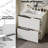 30" Modern Bathroom Vanity With Ceramic Sink-114222239