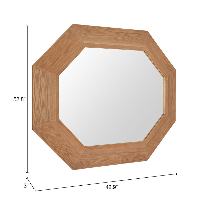 Miroir Michiel Otekant naturel