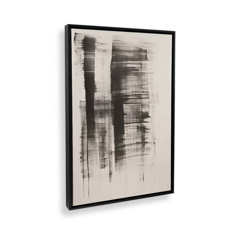 Toile roulée Hazy Shade Whimsy I, H 30,75 po x l 20,75 po x P 1,75 po, Cadre noir satiné
